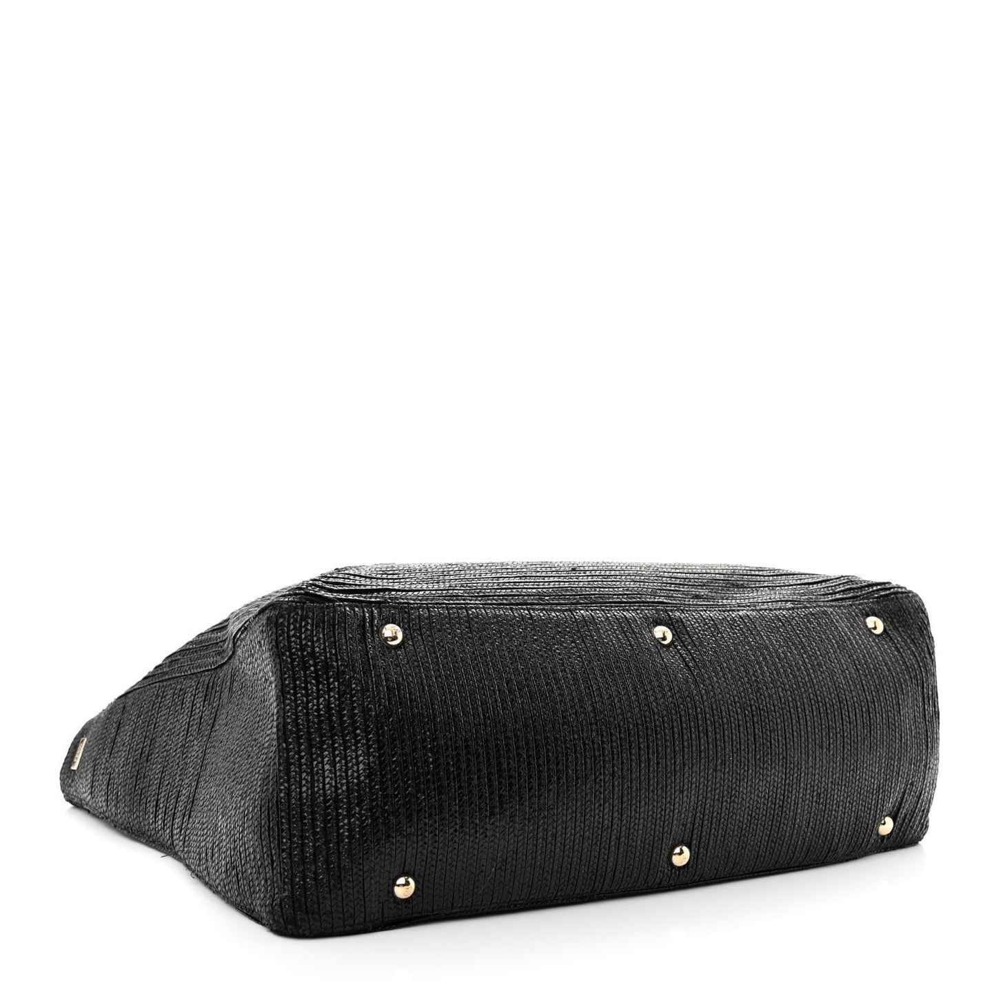 Raffia Twins Tote Black