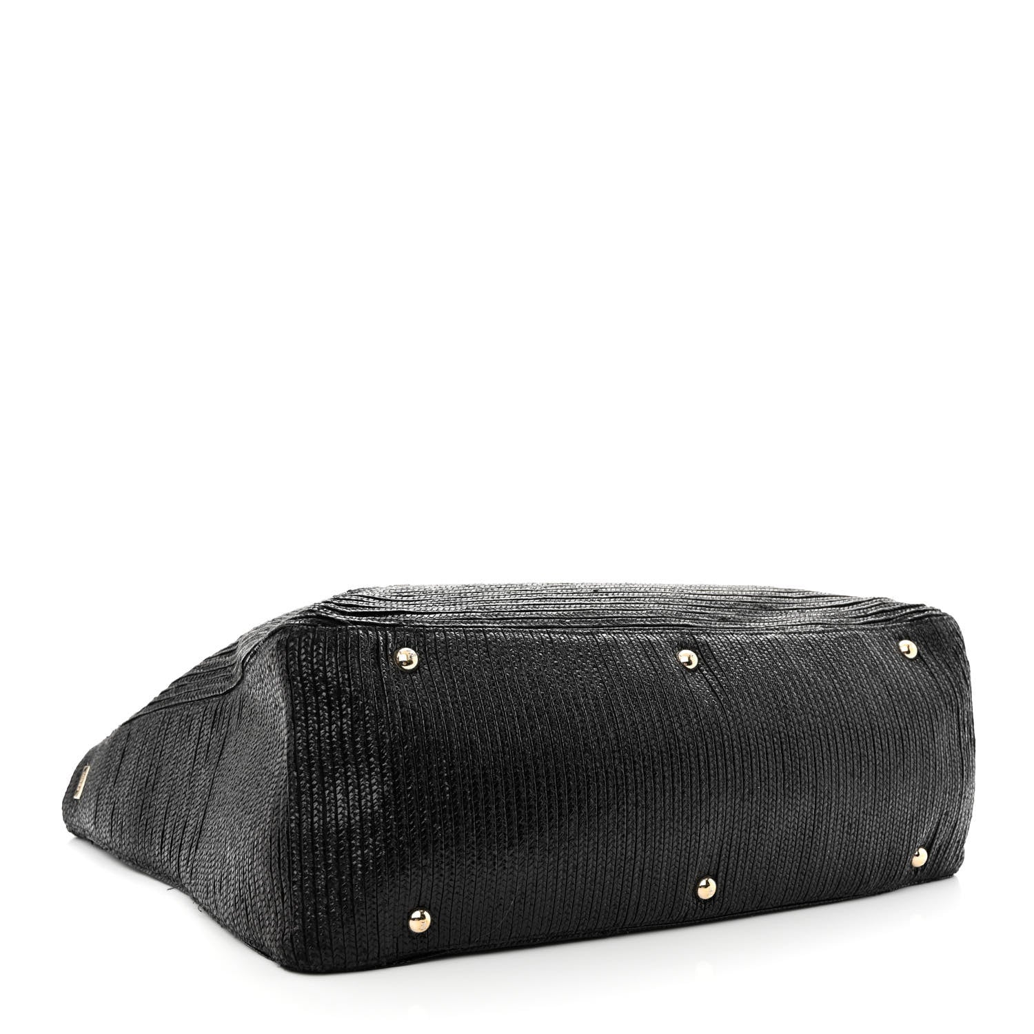 Fendi Raffia Twins Tote Black 4 of 13