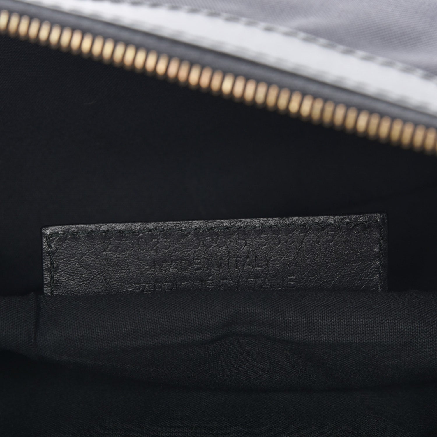 Balenciaga Nylon Calfskin Classic Hardware Clip Clutch Black 7 of 7