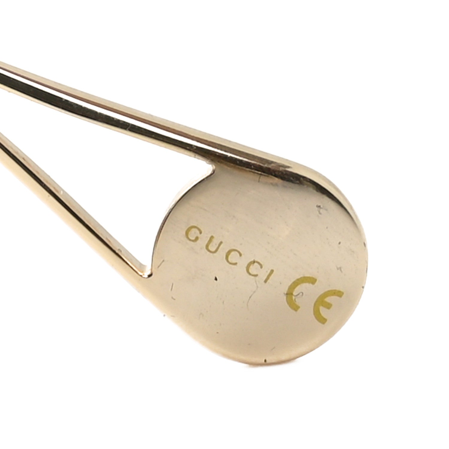 Gucci Oversized Round GG0362S Sunglasses Gold 6 of 7