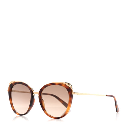 Cartier Acetate Panthere De Cartier Cat Eye Sunglasses CT0150S Tortoise Gold 1 of 7