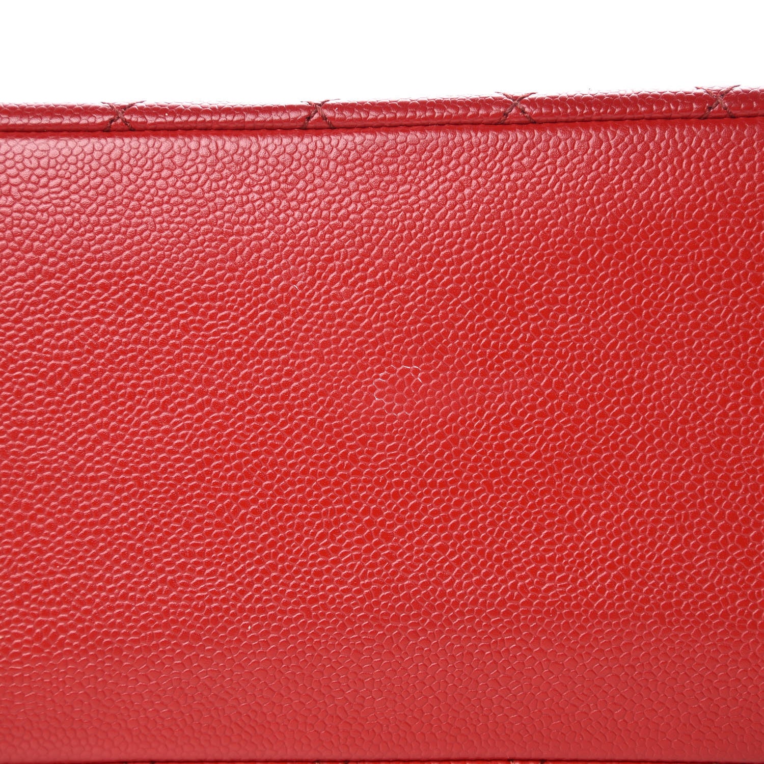 Chanel Caviar Quilted Grand Shopping Tote GST Red 8 of 13