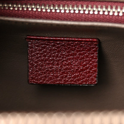 Gucci Grainy Calfskin Medium Zumi Top Handle Bag Vintage Bordeaux 7 of 11