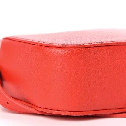Balenciaga Smooth Calfskin Logo XS Everyday Camera Bag Vivid Red Black 6 of 10