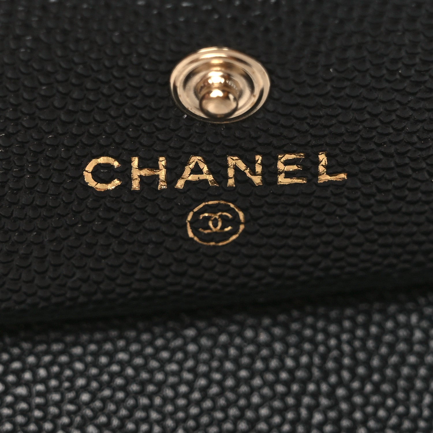 Chanel Caviar Quilted Luggage Tag Black 3 of 5