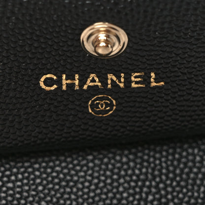 Chanel Caviar Quilted Luggage Tag Black 3 of 5