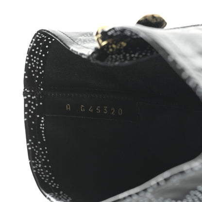 Chanel Calfskin Camellia Printed High Boots 40 Black White 7 of 8