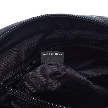 Prada Tessuto Nylon Saffiano Wristlet Black 7 of 9