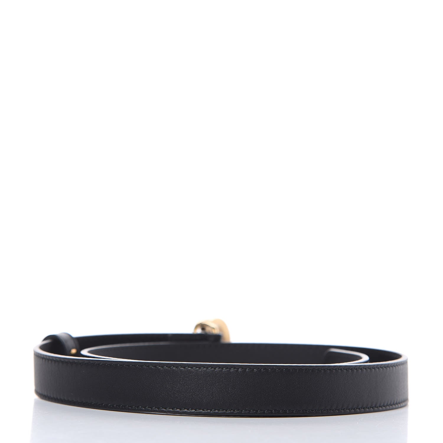 Gucci Calfskin Double G 20mm Belt 70 28 Black 3 of 10