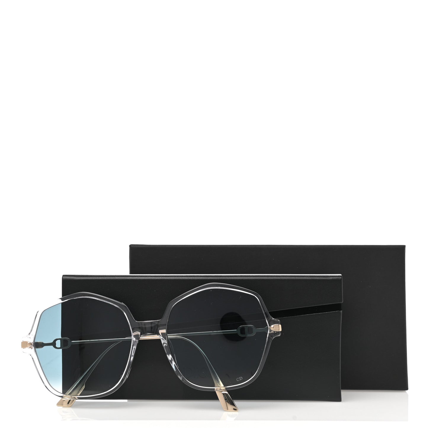 Dior Link 2 Sunglasses Gold