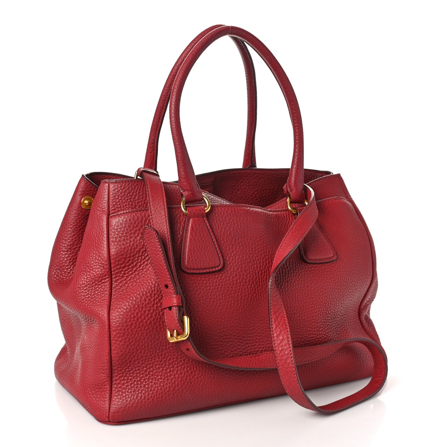 Vitello Daino Tote Rosso