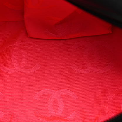 Chanel Calfskin Quilted Small Cambon Bowler Black White 5 of 10