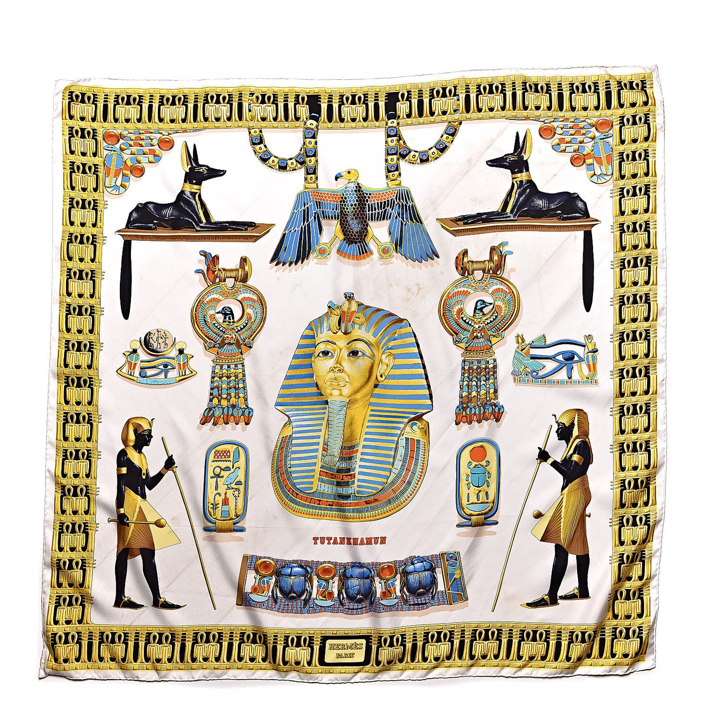 Silk Tutankhamun Scarf 90