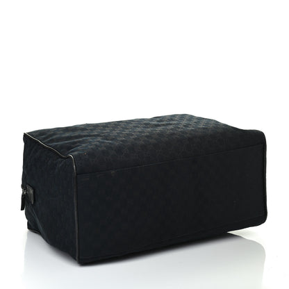 Gucci GG Monogram Web Large Collapsible Carry On Duffle Bag Black 5 of 8