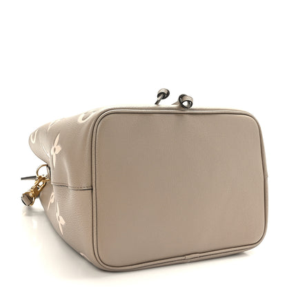 Louis Vuitton Empreinte Monogram Giant Neonoe MM Tourterelle Creme 5 of 11