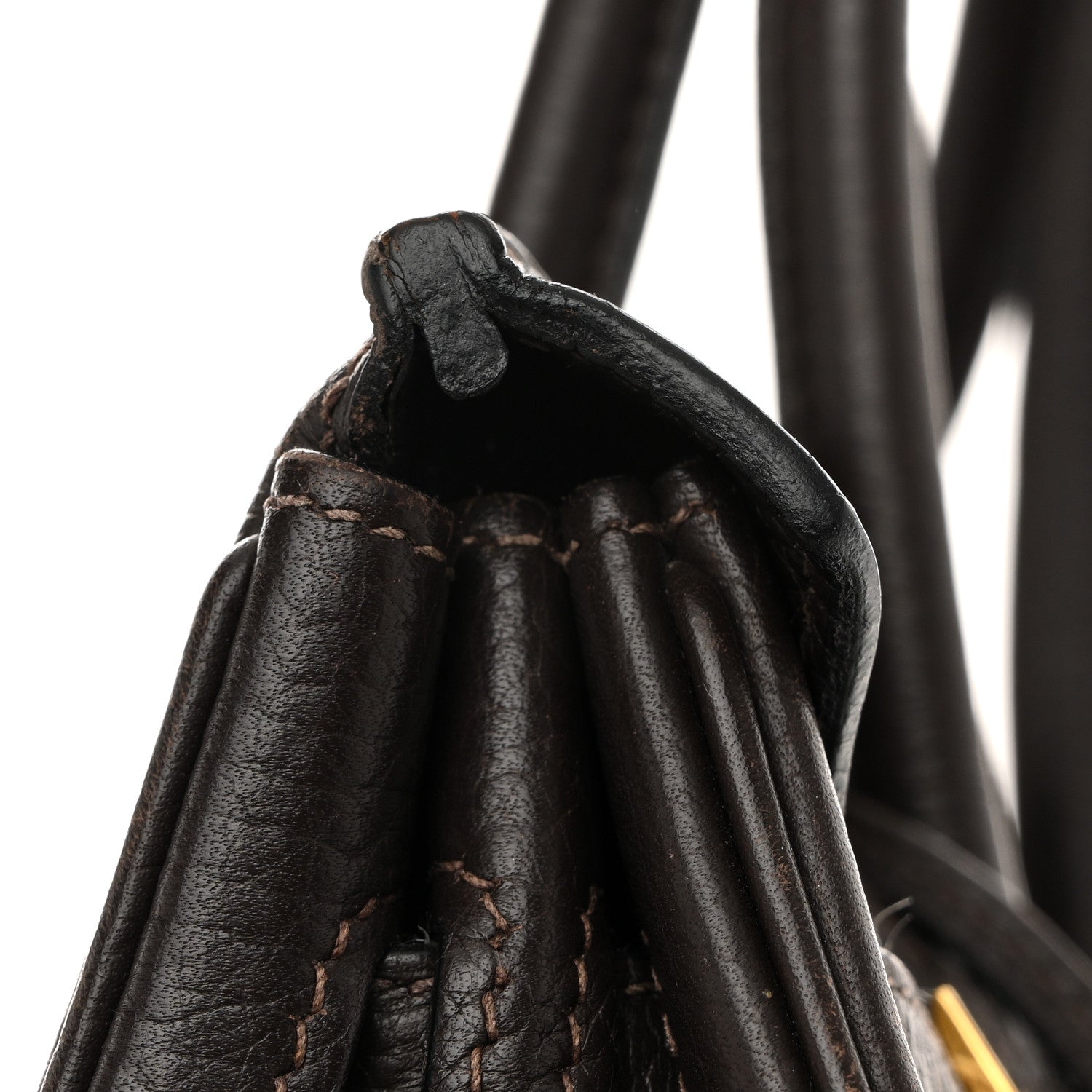 Hermes Taurillon Clemence Birkin 30 Chocolate 16 of 20