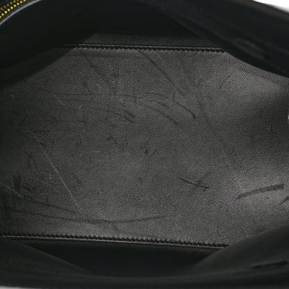 Salvatore Ferragamo Calfskin Large Hug Pouch Black 5 of 10