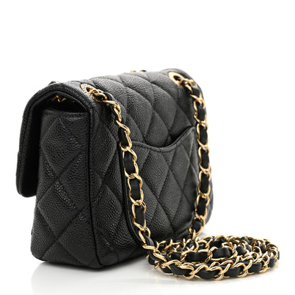 Chanel Grained Lambskin Quilted Mini Flap Black 3 of 11