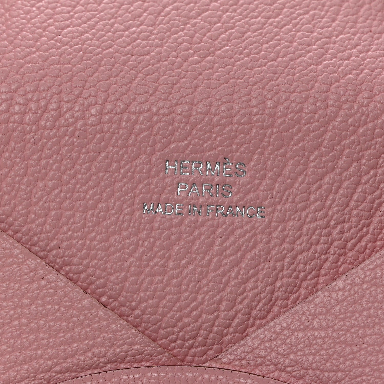 Hermes Chevre Mysore Calvi Card Case Rose Sakura 6 of 8