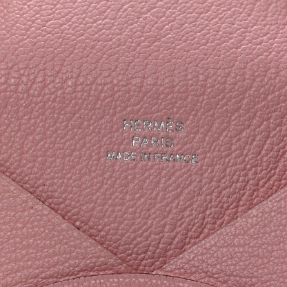 Hermes Chevre Mysore Calvi Card Case Rose Sakura 6 of 8