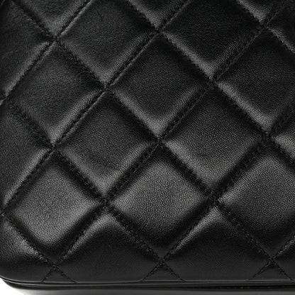 Chanel Lambskin Quilted Medium Trendy CC Flap Dual Handle Bag Black 11 of 12