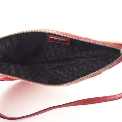 Christian Dior Canvas Le Victim Mini Saddle Pochette Red 5 of 16