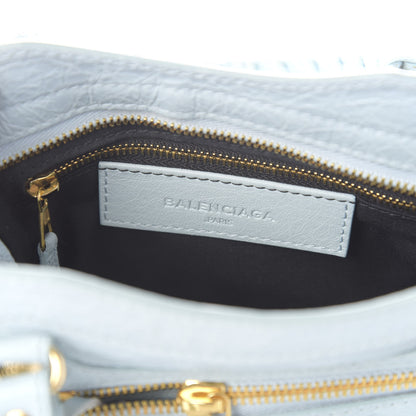 Balenciaga Agneau Giant 12 Gold Hardware Mini City Bleu Dragee 8 of 10