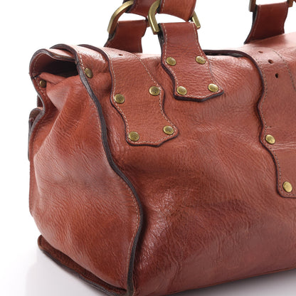 Mulberry Calfskin Roxanne Satchel Rust 29 of 40