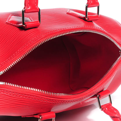 Louis Vuitton Epi Speedy 25 Rouge 4 of 7
