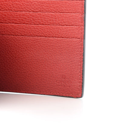 Gucci Calfskin Logo Bi-Fold Wallet Red 6 of 7
