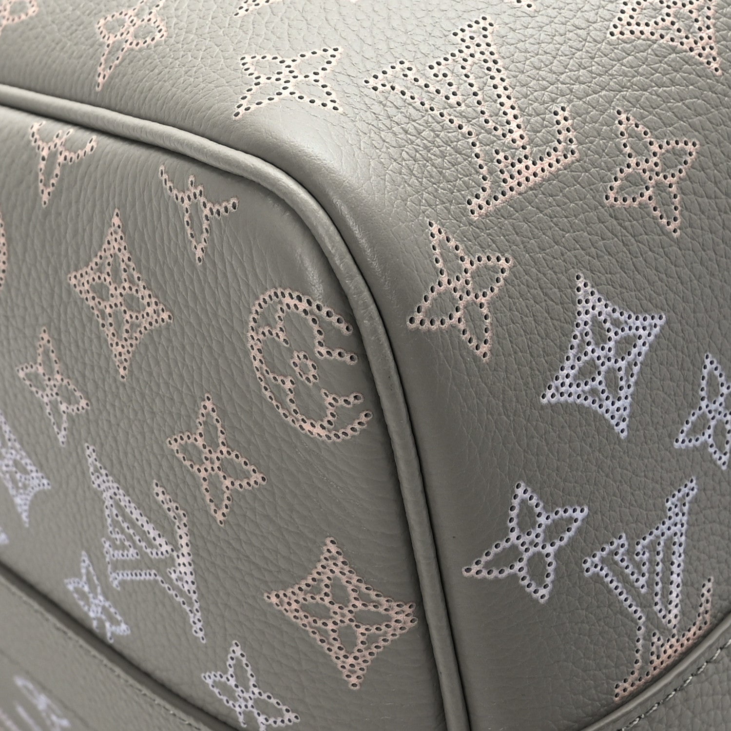 Louis Vuitton Mahina Flight Mode Keepall Bandouliere 45 Gray 9 of 10