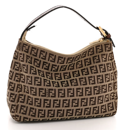 Fendi Zucchino Small Pochette Tobacco 3 of 13