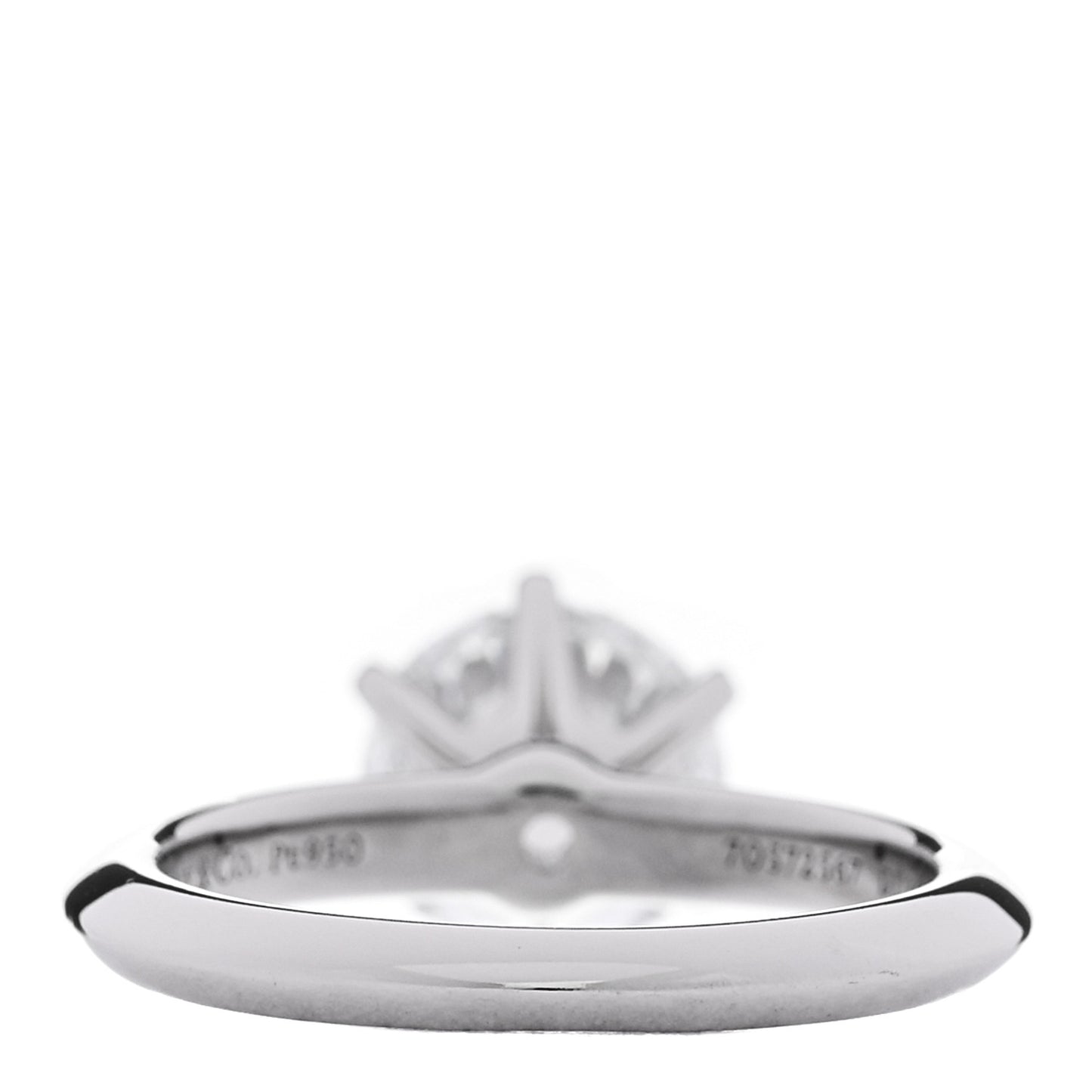 Platinum Diamond 1.36ct Solitaire Engagement Ring 45 3.25
