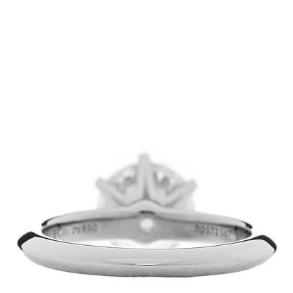 Tiffany Platinum Diamond 1.36ct Solitaire Engagement Ring 45 3.25 4 of 6