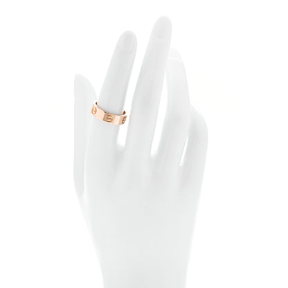 Cartier 18K Pink Gold 5.5mm LOVE Ring 53 6.5 2 of 5