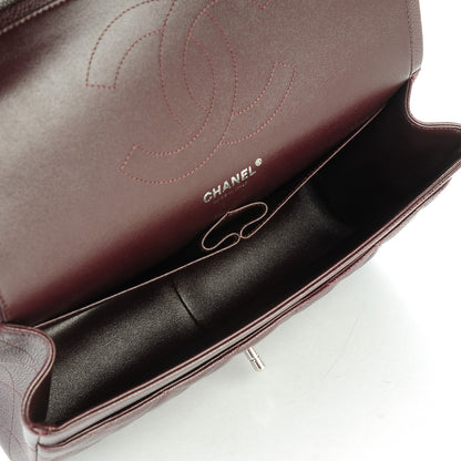 Chanel Caviar Quilted Jumbo Double Flap Burgundy 5 of 7