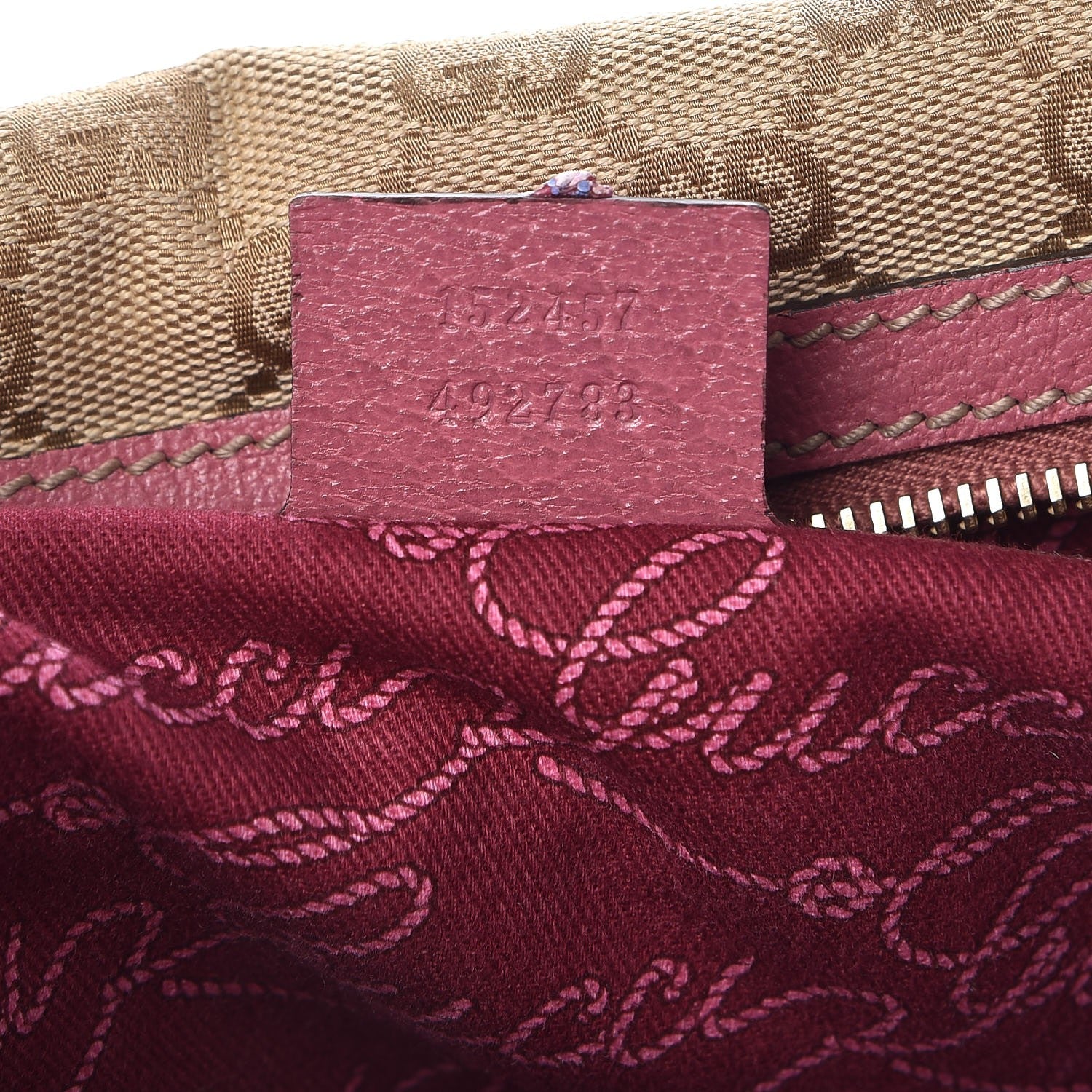 Gucci Monogram Small Charmy Boston Pink 11 of 16