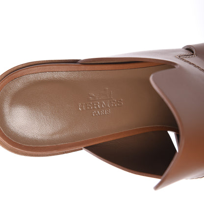 Hermes Calfskin Right Mules 39 Palissandre 6 of 10