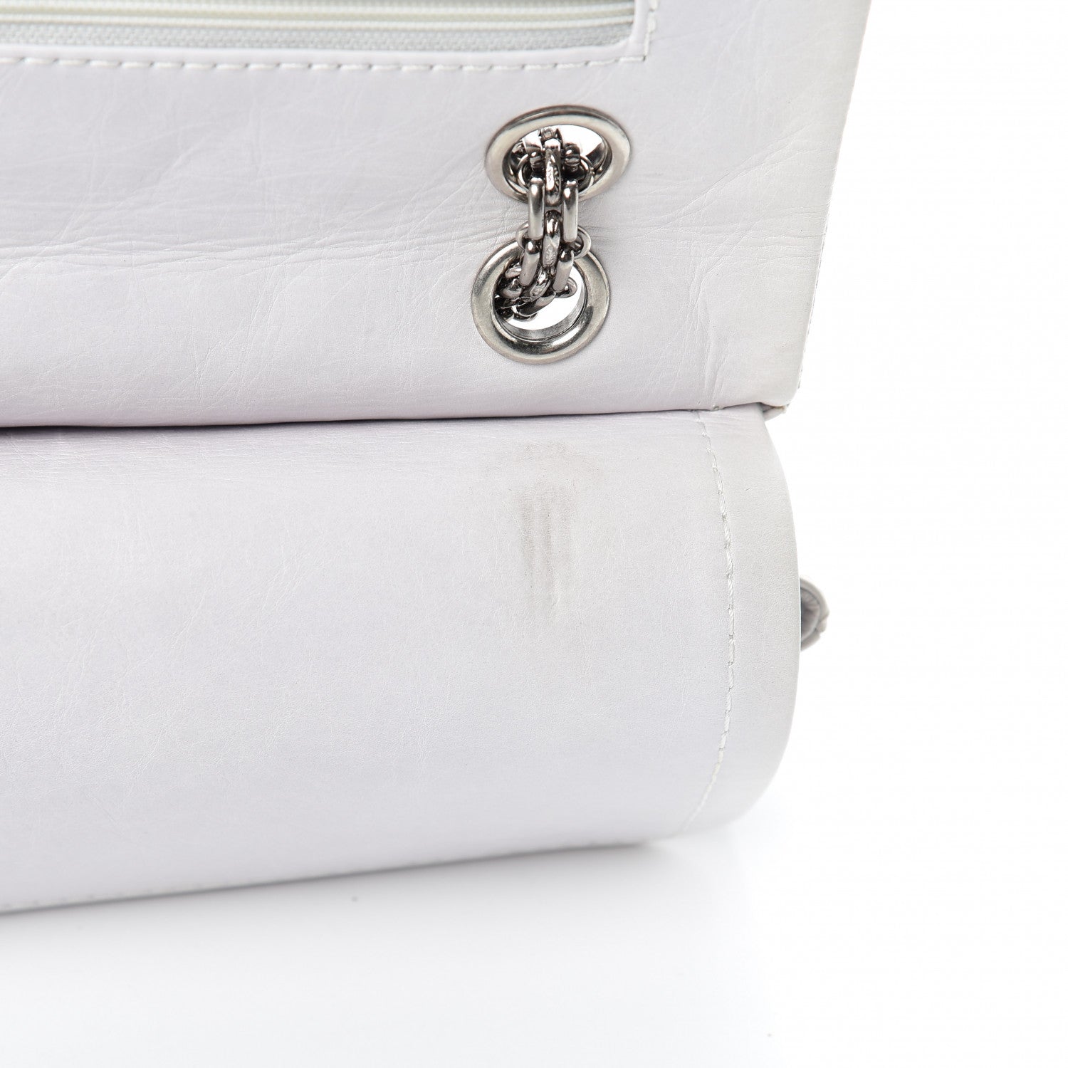 Chanel Aged Calfskin 50th Anniversary 2.55 Reissue 227 White 16 of 19