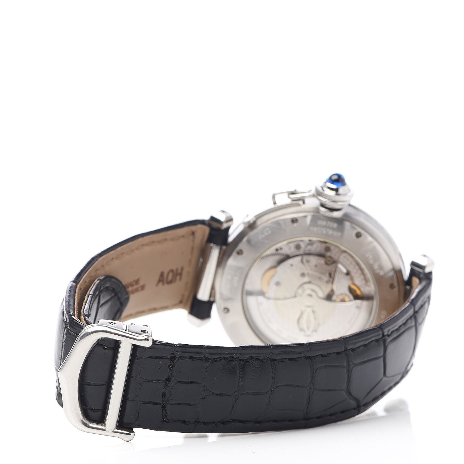 Cartier Stainless Steel Alligator 38mm Pasha C Grille Automatic Watch 4 of 8