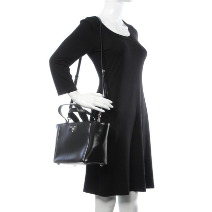 Prada Box Calfskin Tote Black 2 of 7