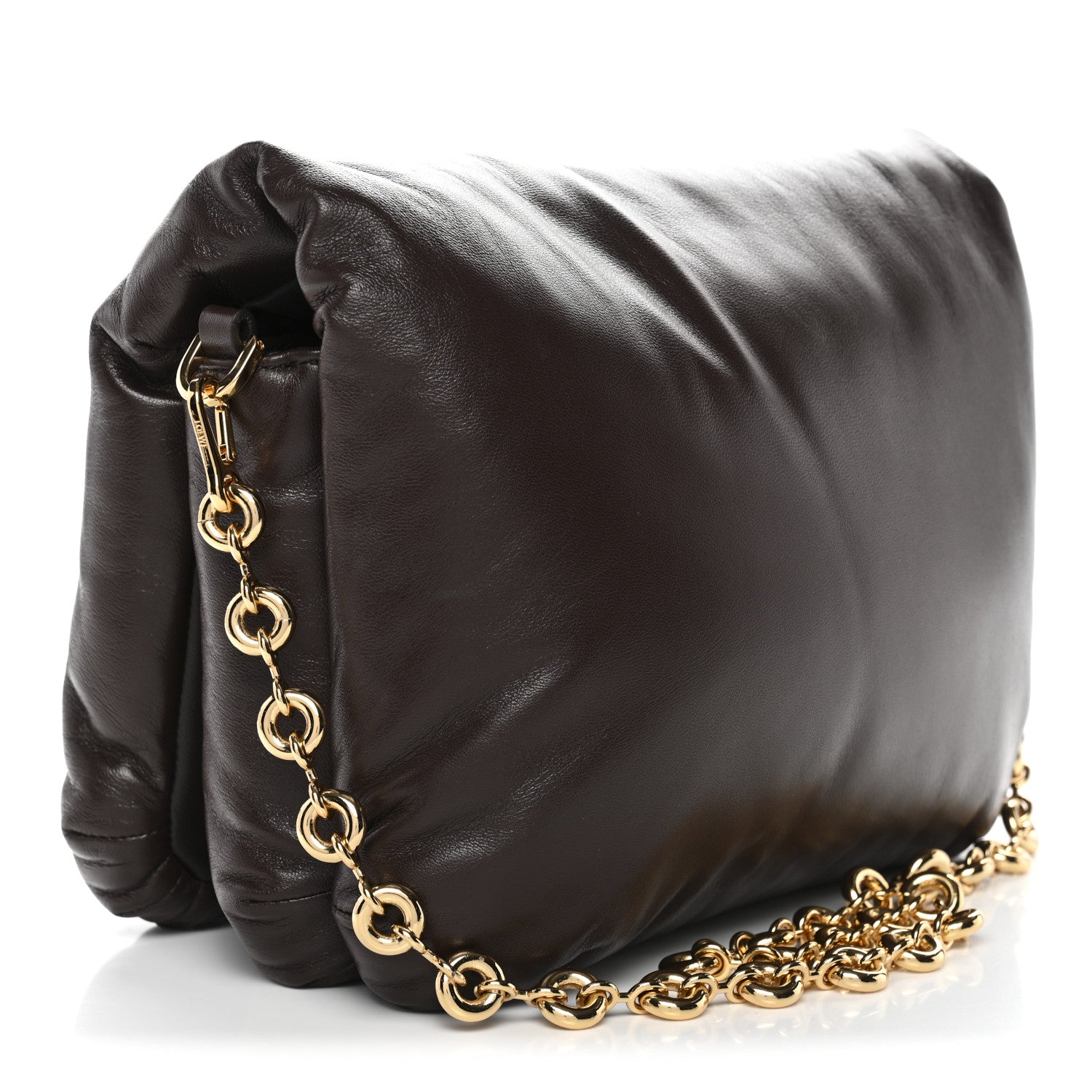 Loewe Lambskin Goya Puffer Bag Dark Chocolate 3 of 9