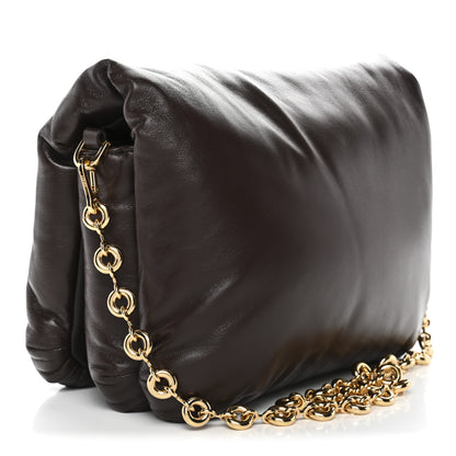 Loewe Lambskin Goya Puffer Bag Dark Chocolate 3 of 9