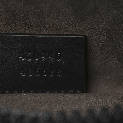 Gucci GG Supreme Monogram Belt Bag Black 8 of 11