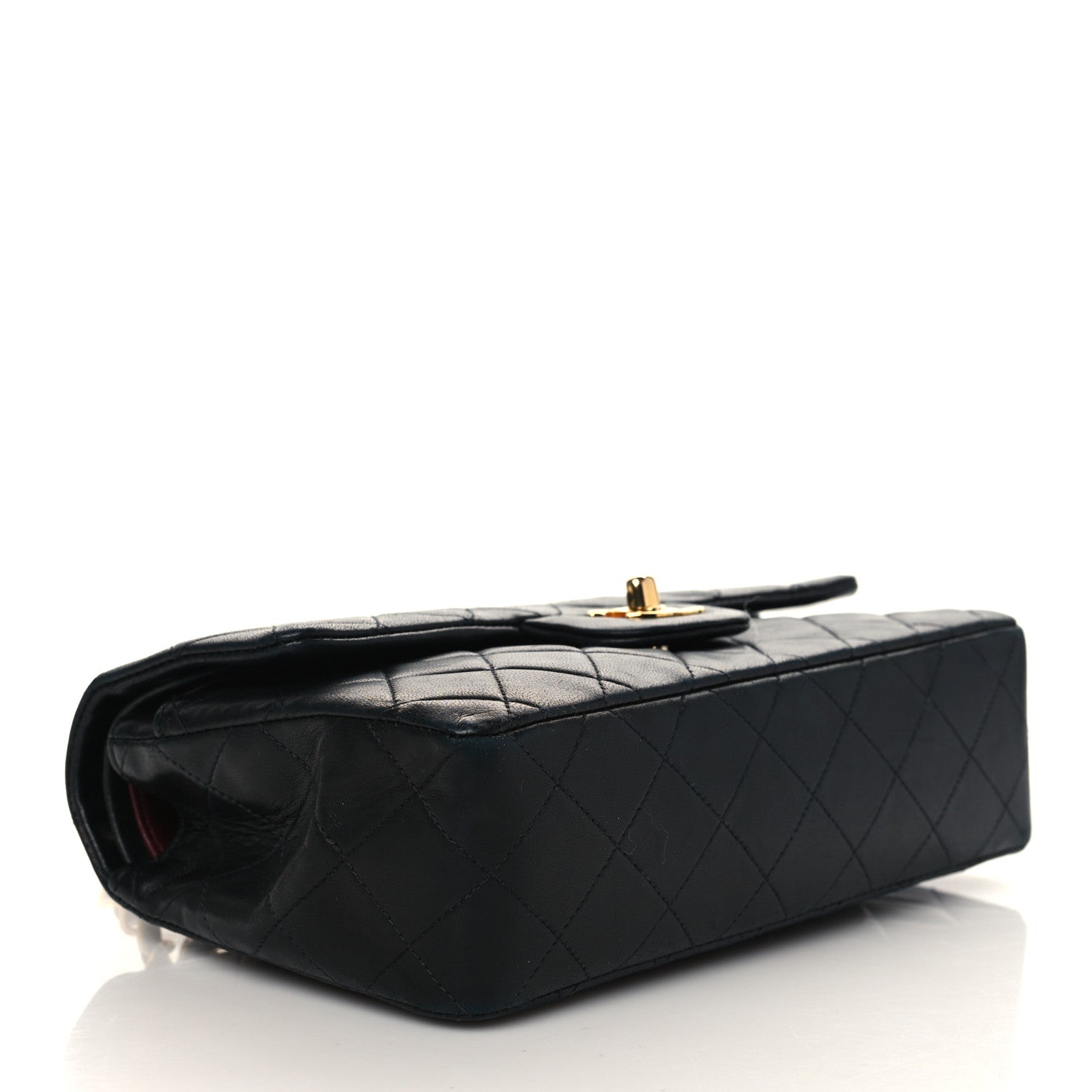 Chanel Lambskin Quilted Small Double Flap Black 4 of 9