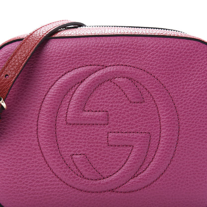 Gucci Dollar Calfskin Bi-Color Small Soho Disco Bag New Rosette Hibiscus Red 11 of 11