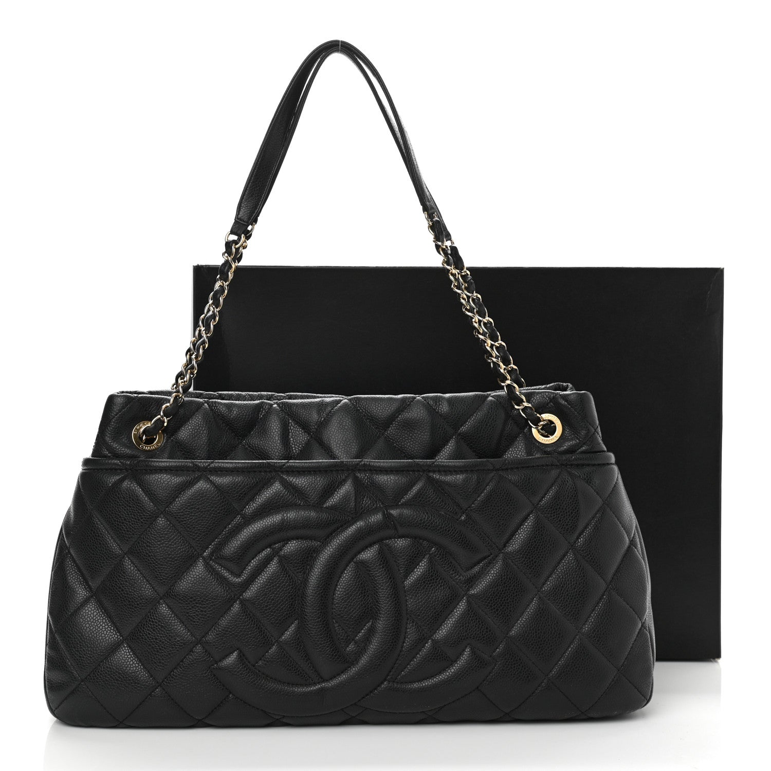 Chanel Caviar Quilted Timeless CC Soft Tote Black 16 of 16