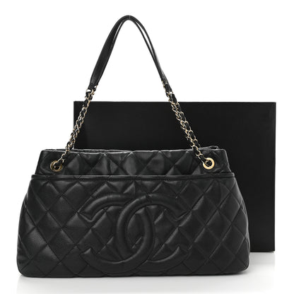 Chanel Caviar Quilted Timeless CC Soft Tote Black 16 of 16