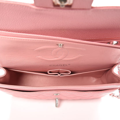 Chanel Caviar Quilted Medium Double Flap Pink 6 of 9