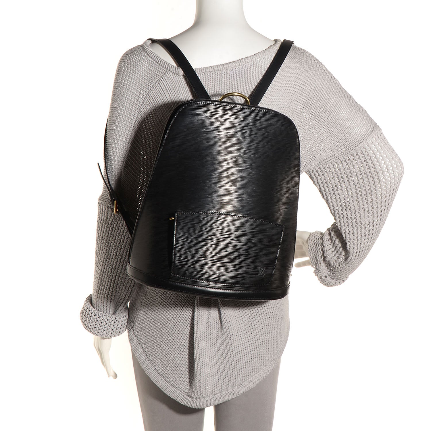 Louis Vuitton Epi Gobelins Backpack Black 2 of 7